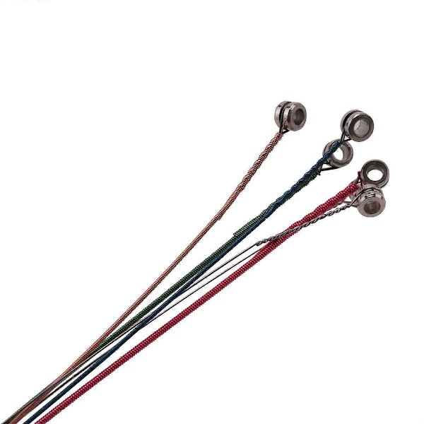 2 Set med 6 Gitarrsträngar Ersättningsstålsträngar för Akustisk Gitarr Gitarrbyteverktyg