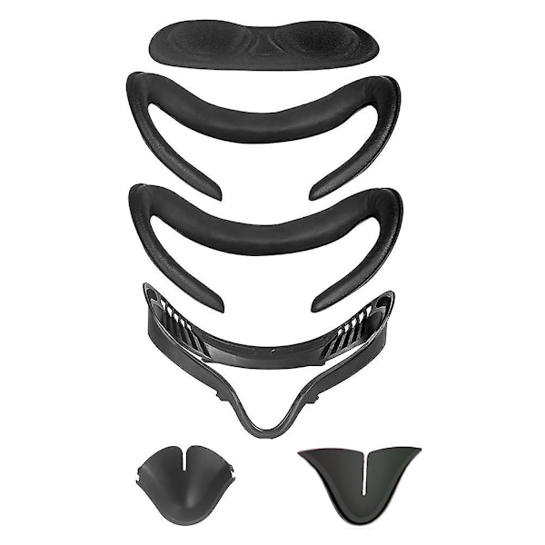 Kasvo-osan kiinnike VR Kasvojen tuuletusaukko Pehmeä kiinnike ja U-nahkavaahtomuovipehmusteet Lisätarvikkeet Yhteensopiva Oculus Quest 2:n kanssa