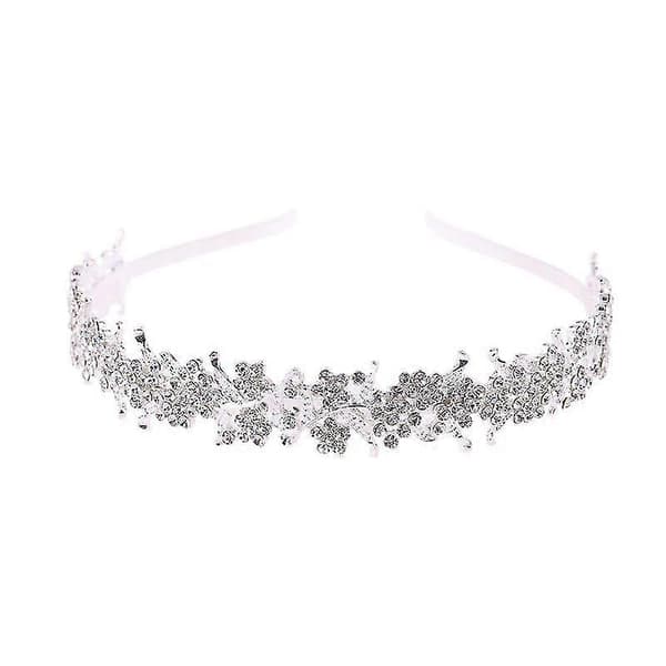 Glimtende Blomsterblad Bryllup Brude Blomsterpige Tiara Ny Mode