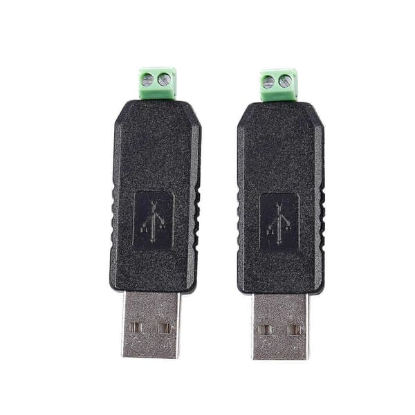 2x Pc Usb Til Rs485 -485 Interface Konverter Seriel Adapter Kompatibel + Plc