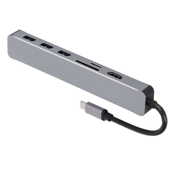 Telakointiasema Type C - High Definition Multimedia Interface USB.3.0 7 in 1 Laajennustelakka YEMMA