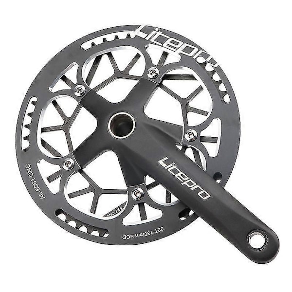 Vikbar Cykel Kedjehjulsskydd 52t Cykel Kedjehjulsskydd Cnc 130bcd Skyddsplatta Vevparti Ch