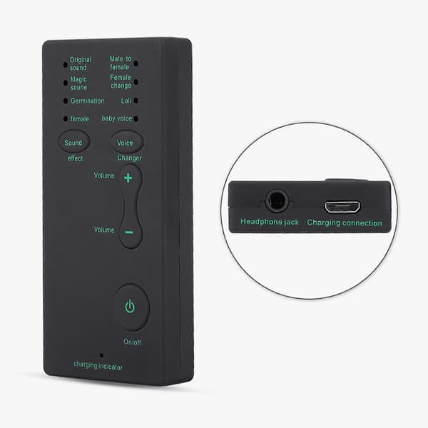 USB Stemmeskifter til Mobiltelefon Webcast Live Lydkort (300mAh/3.7V)