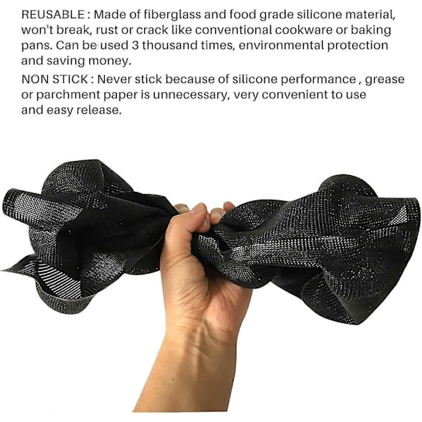 Silikonform for loff og pølsebrød