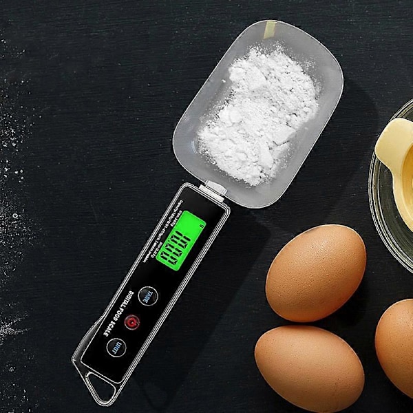 500g/0.05g Digital Vægt Elektrisk Præcis ABS LCD Display Måleske til Krydderier