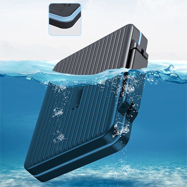 Memory Card Case Professionel Multi Card Slot Vandtæt Anti Drop SD Hukommelseskort Opbevaringsboks Case Holder PHCD 3 (12SD 12TF)
