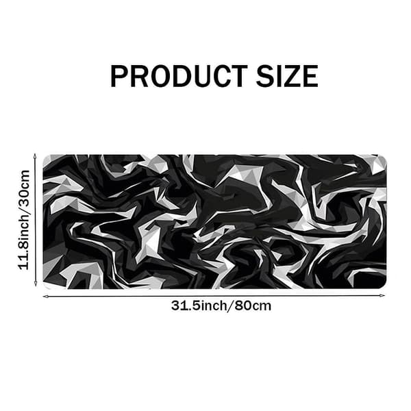 Topografisk Kontur Utvidet Stor Musematte Datamaskin Tastatur Musematte Musematte Med 1,5 mm Ikke- 11.