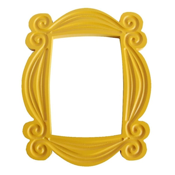 Handmade Monica Door Frame Wood Yellow Photo Frames Collectible Home Decor Collection Cosplay Gift