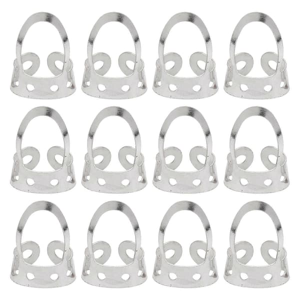 12 st Fingerpicks Justerbara i Rostfritt Stål för Banjo Ukulele Gitarr Stränginstrument Silver
