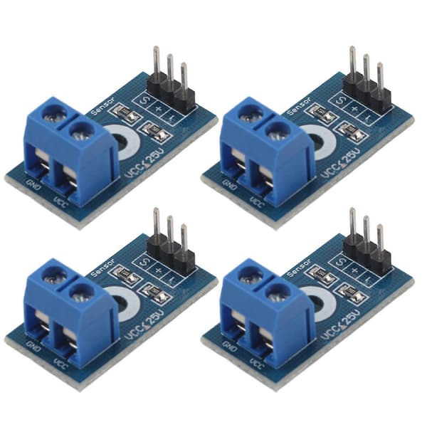 4 stk. Max 25V Spenningsdetektorområde 3-terminal Sensormodul