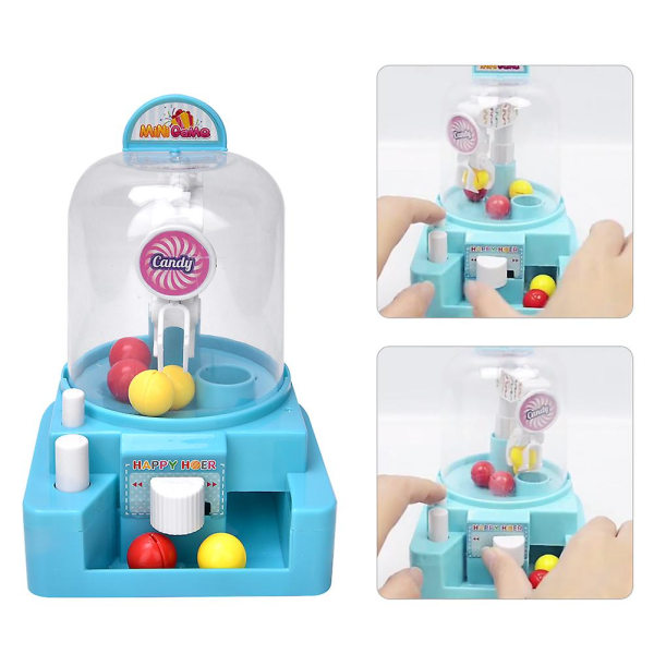 Simulering Mini Manuell boll/sockerfångare Barn Pedagogisk Förälder-barn Interaktiva leksakerblå
