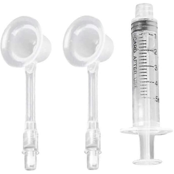 2 stk. Brystvortekorrektor Aspirator Amming Sugekopp For Flate Inverterte Brystvorter