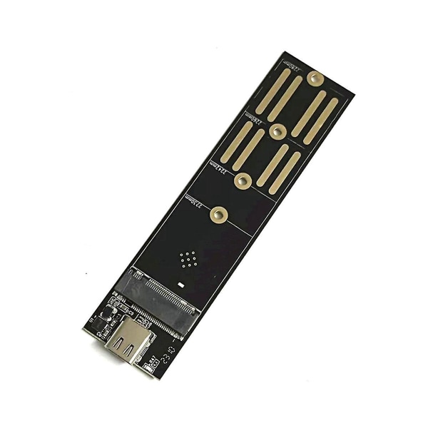 M2 Solid-State Drive Adapter Nvme/ngff Dobbeltprotokol Til Usb 3.1 Sata Pcie Ekstern Læser Adapter C