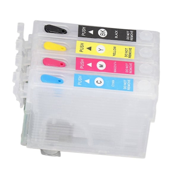 Blækpatron PP BK C M Y 4 Farver Udskrivningstilbehør Del til Fotopapir Dokument T1401 T1402 T1403 T1404