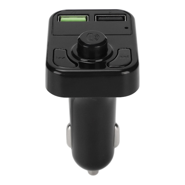 FM-sender biladapter automatisk avslåing minne fargerikt omgivelseslys USB-lading billader for bil X3S