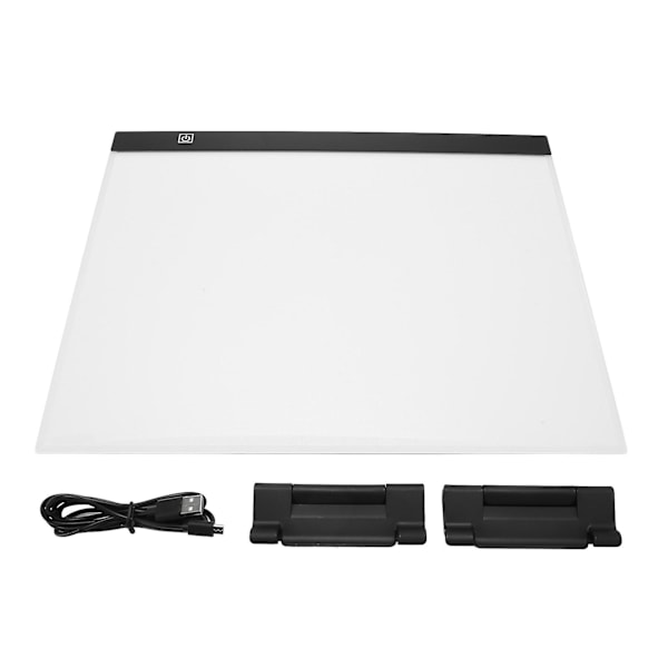 A3 Lysbrett Ultratynt 12000K LED Trinnløs Dimmbar USB Strøm Lysplate Tracer for Maling Tegning Skissering