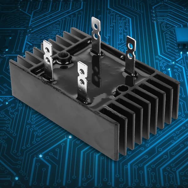 Højeffekt Sort 100A 1600V 2-Faset Diode Bro Ensretter