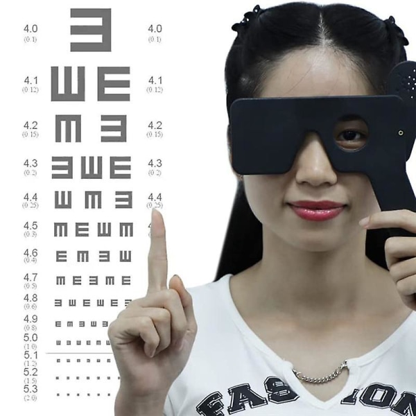 4 stk Oftalmisk øyeokkluderer for øyeleger Ortoptister Optometrister Øyeundersøkelsesverktøy (svart)