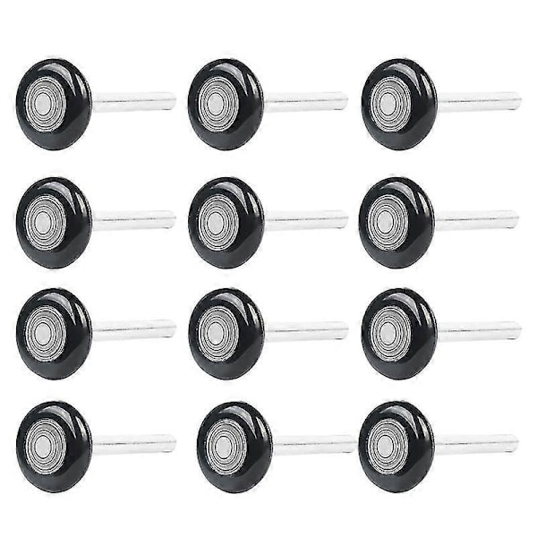 12 kpl 2 tuuman autotallin oven rullat Nylon autotallin oven pyörät autotallin kiskon vaihtoon suljetulla 6