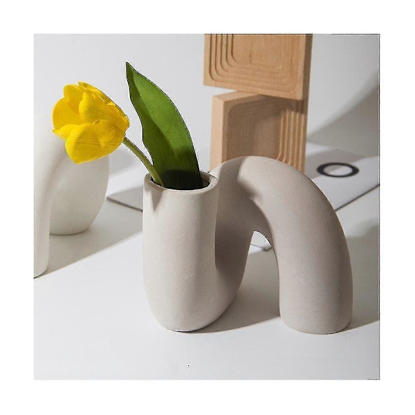 Keramisk Vas Minimalistiska Vaser Rör S Blomkrukor För Inredning Hem R B Banmo