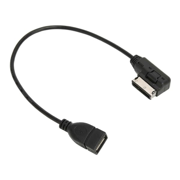 Musikk Interface Adapter Kabel 0.3 Meter Oppladbar Plug and Play Musikk Interface Adapter for A6L Q5 Q7 A8 S5 A5 A4L A3
