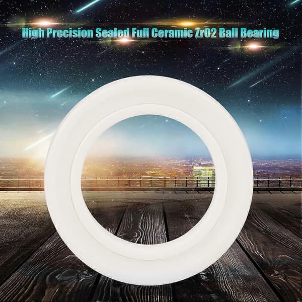 1 st 6803-2RS 17x26x5mm Högprecisions Förseglat Fullkeramiskt ZrO2 Kullager