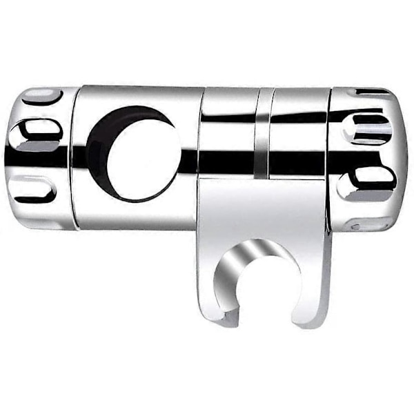 Brusehovedholder, 1 justerbar forkromet ABS brusehovedholder (25 mm)