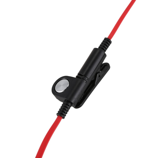 5x 2 Pin Noodle Style Earbud Headphones K Plug -kuulokekuuloke Uv5r -888s Uv5r Radio Red Wire