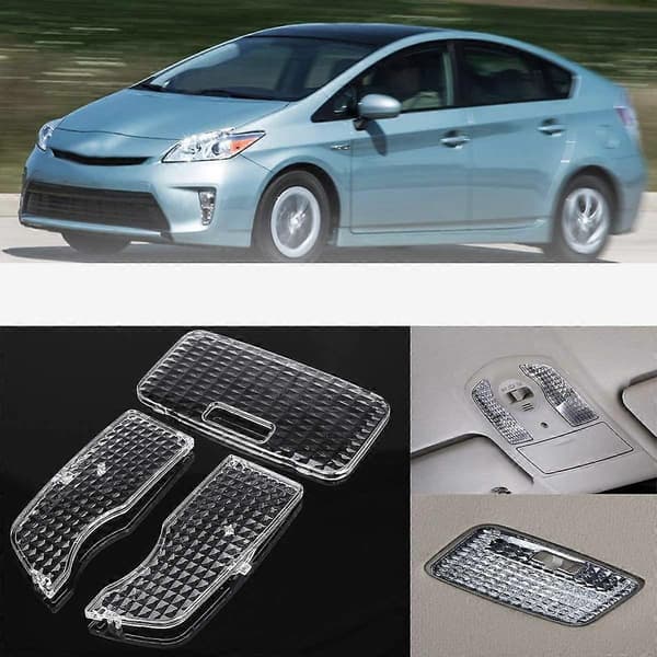 3 stk. Bil Indvendig Kuppellys Læselampe Dæksel til Prius 2010 - 2015