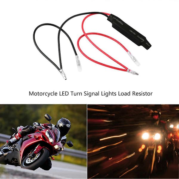 10W Motorcykel LED Blinklys Indikatorlys Belastningsmodstand Fejl Flash Controller