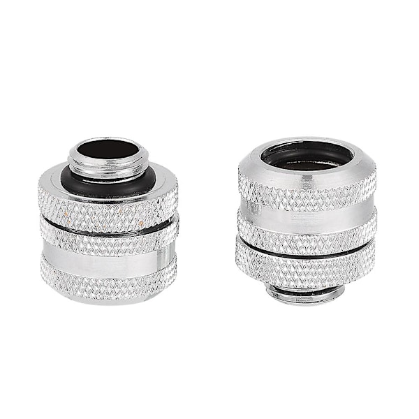 14MM Stiv Hård Rør Vandkølingssystem Kompressionsfitting - 2 stk