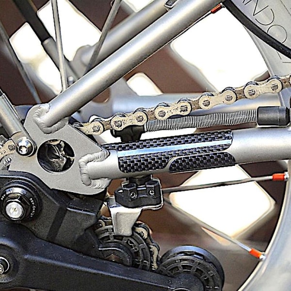 Carbon sykkelkjede E krokbeskytter for sykkel bak Trippel-hjørnet rammebeskyttelsespute for 3sixty Chain S