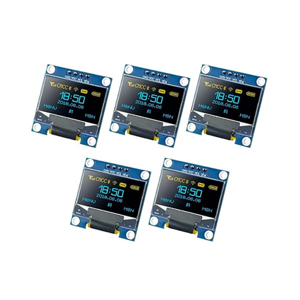 0.96 Inch Oled Display Module 12864 128x64 Pixel Driver Iic I2c Serial Mini Self-luminous Display S