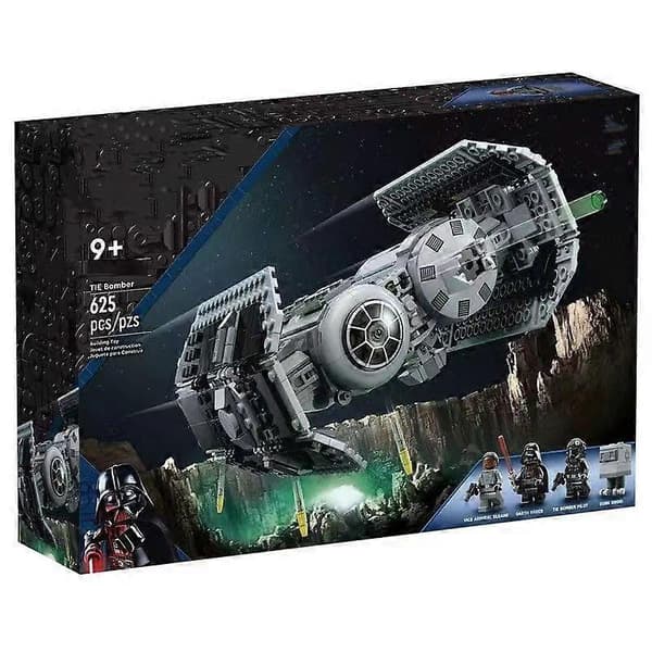 Star Wars Titanium Bomber Starship Lille Partikel Byggeklods Legetøjsmodel