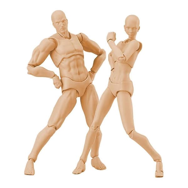 Tegnemodeller Figur Kunstner Tegning Maleri Model med Stativstøtte & Tilbehør til Kunstnere, Ma