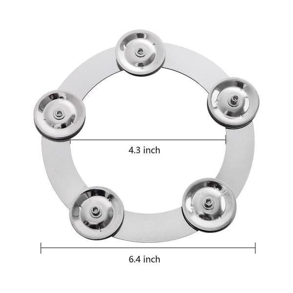 Tromme Hi Hat Tamburin Trommesæt Tromme Hi Hat Tamburin Stål Percussion Jazz Tromme Instrument Tilbehør