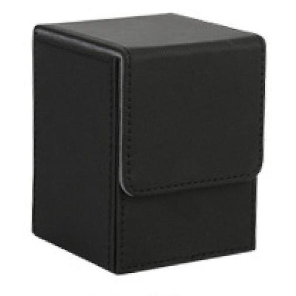Card Case Deck Box Sleeved Cards Deck Game Box til Yugioh Binders: 100+, sort
