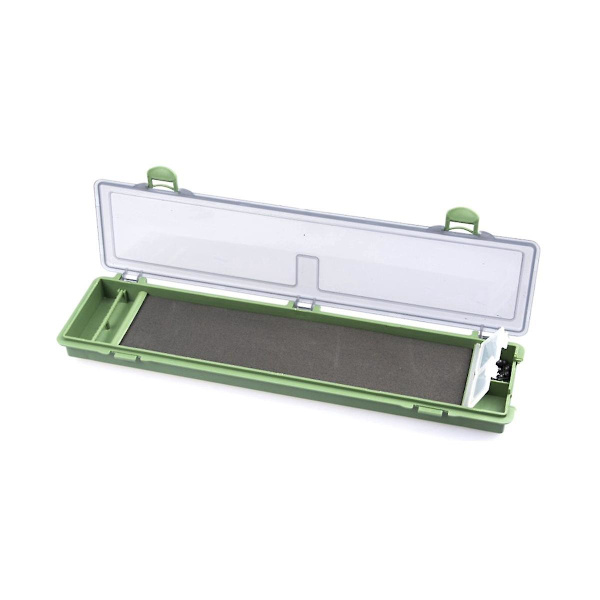 34,5 cm Karpfiske Rigg Tackle Box Fiske Rigg Förvaringslådor Case Behållare Fiske Linje Hook Utrustning