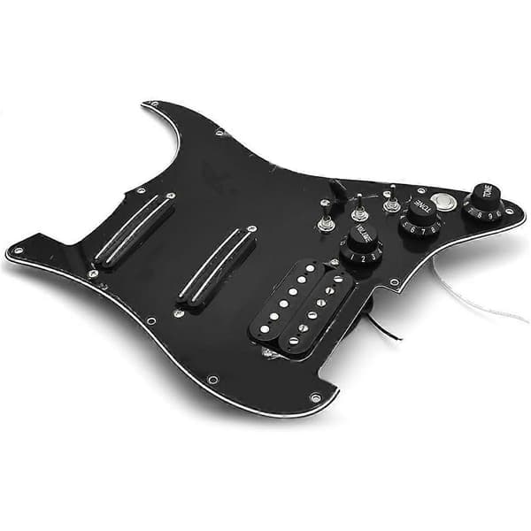 Elektrisk Gitarr Pickguard Pickup med Singlecut-Koppling Förladdad Gitarr Pickguard för Strat G