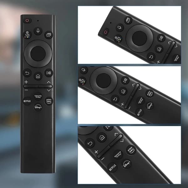 Helt ny BN59-01385A Samsung Smart TV Röstfjärrkontroll — Stöder Netflix- och Prime-knappar (ej soldriven)