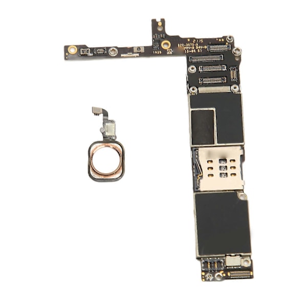 Ulåst Logic Hovedkort Bundkort med Touch ID Fingeraftryk Touchpad Telefon Hovedkort Udskiftning til IPhone 6 Plus US Version 16GB YEMMA