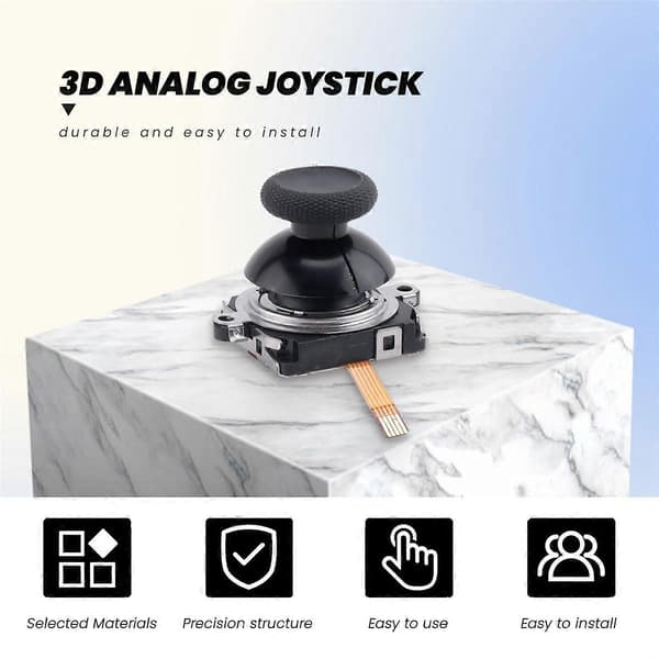 VR Kontroller 3D Analog Joystick for Oculus Quest 2 VR Reparasjonsdeler VR Tilbehør