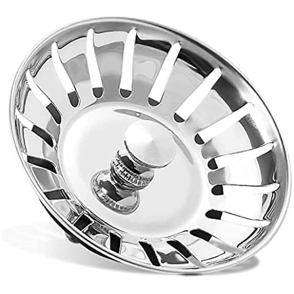 Kjøkkenvask Sil Rustfritt Stål Vask Propp Hull Diameter 78mm (Pakke med 2)