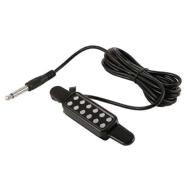 Sort Clip-on Akustisk Guitar Pickup