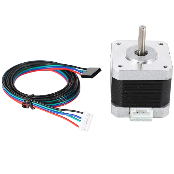 Nema 17 Bipolar 4 Ledninger 34mm 12v 1.5 A 26ncm(36.8oz.in) 3D Printer Motor 42shd0001