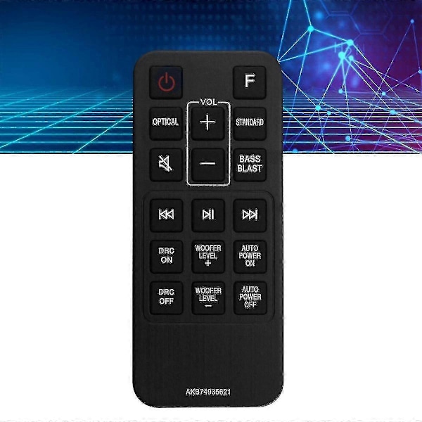 WJTG Erstatning Akb74935621 Fjernkontroll For Lg Soundbar Sj2 Sj2.aeusllk Sj2.deusllkJ