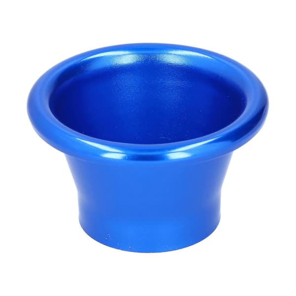 2,6 tommer kaldluftinntak Turbo Horn Velocity Stack Adapter CNC Aluminium Bilmodifikasjonsdel Blå