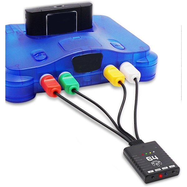 Trådløs spillkonsollkonverteradapter, BT-håndtakskonverter for N64-konsoll med multi-enhetstilkobling, Plug and Play