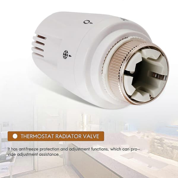 3 stk Termostat Radiatorventil Trv Termostatisk Hode Radiator M30 X 1.5 Radiatorventil Utskifting