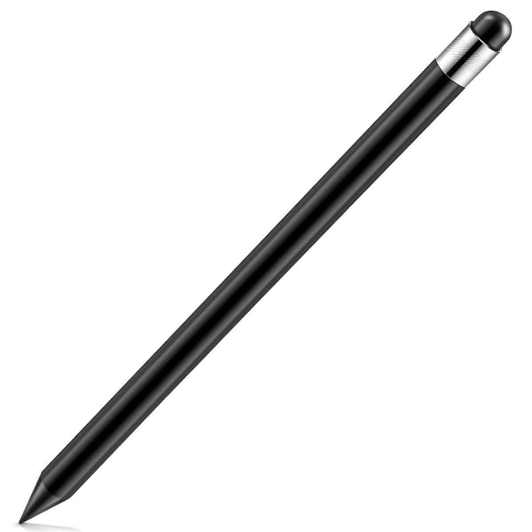 Kapacitiv blyant Pen Stylus Press Screen Stick til iPhone iPad Tablet Phone PC - Sort